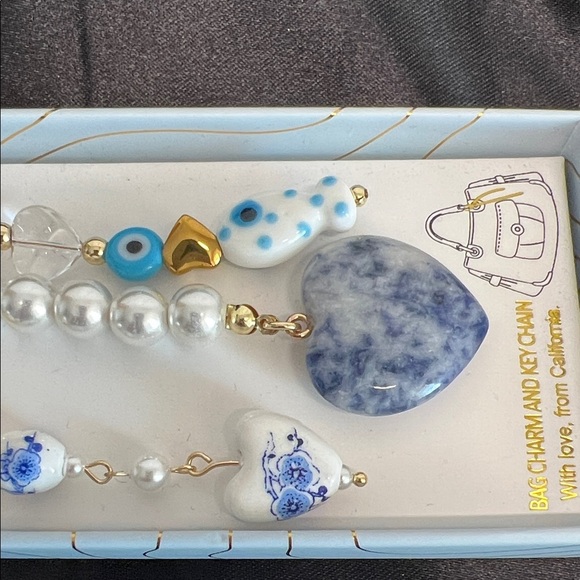 Eye Candy | Heart & Ocean Motif Bag Charm - Picture 8 of 10